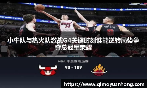 小牛队与热火队激战G4关键时刻谁能逆转局势争夺总冠军荣耀