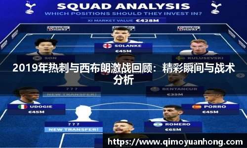 2019年热刺与西布朗激战回顾：精彩瞬间与战术分析